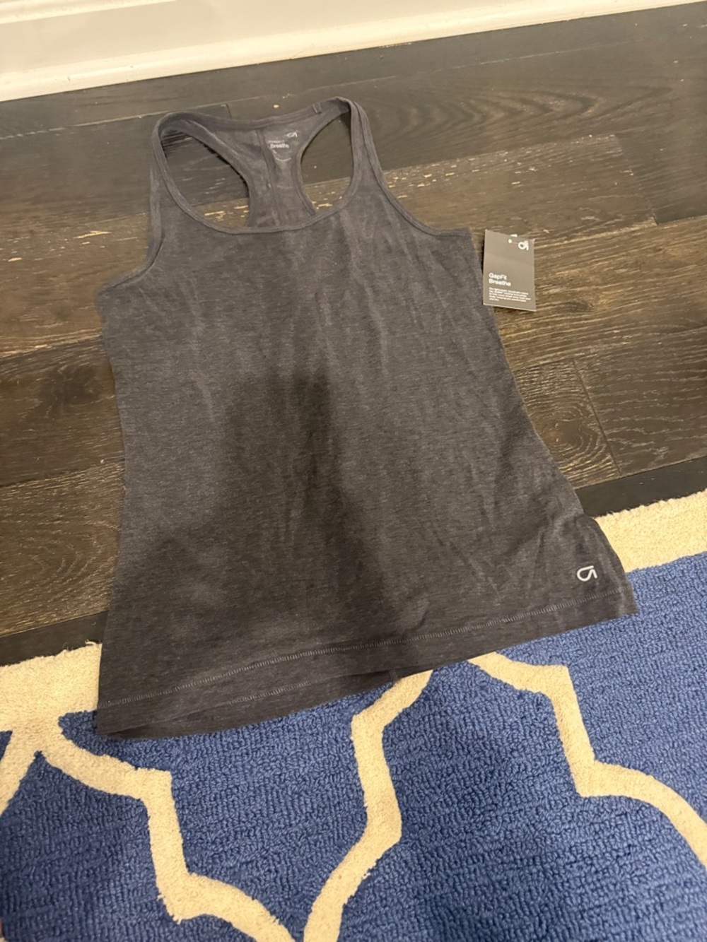 Gap fit Core Performance Racerback Tank - Dark Gray small